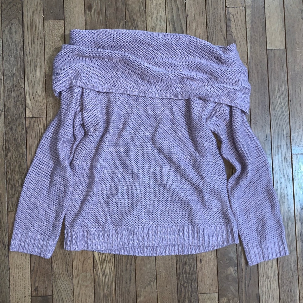 Lulu’s Slouchy Cold Shoulder Sweater